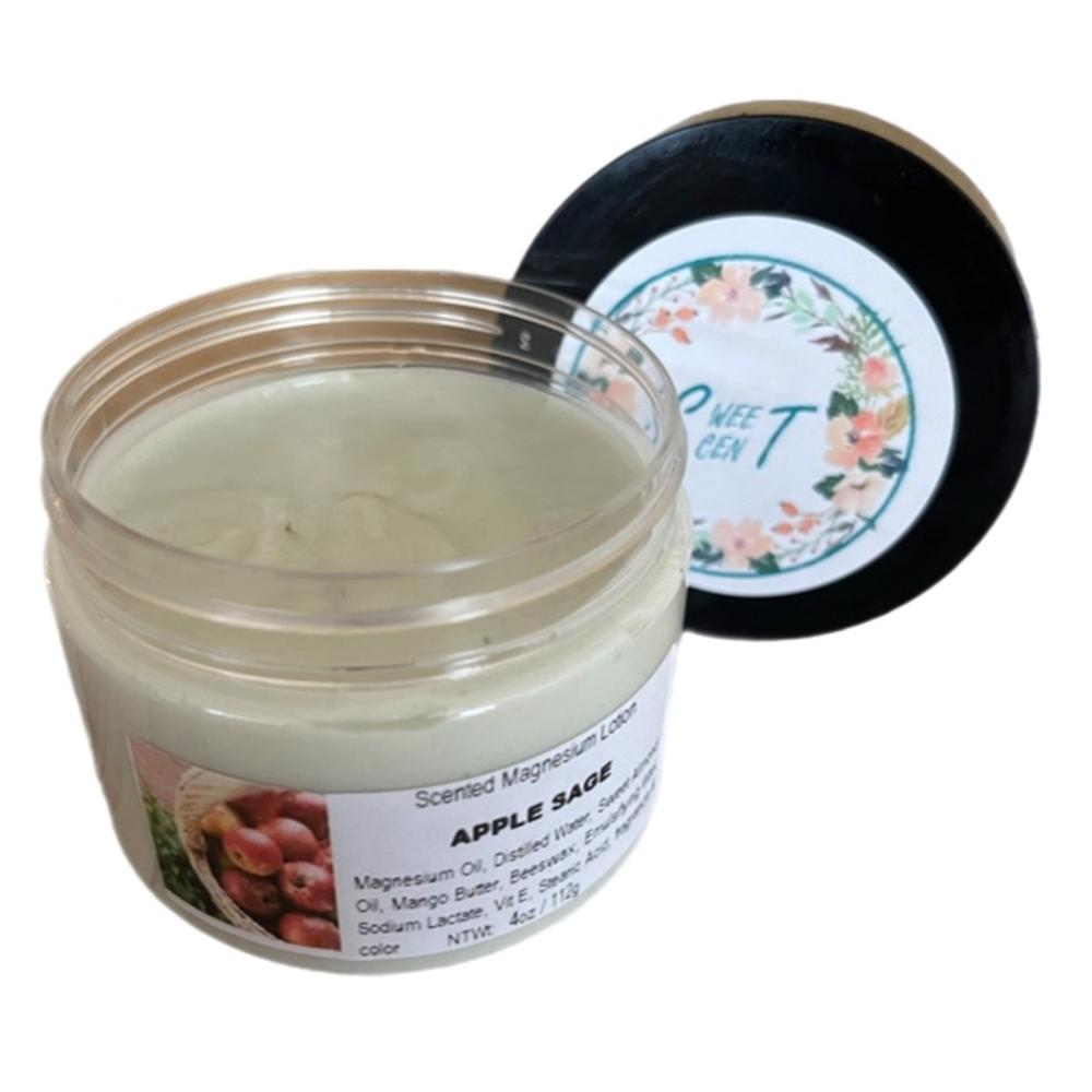 APPLE SAGE  Magnesium Lotion 4oz