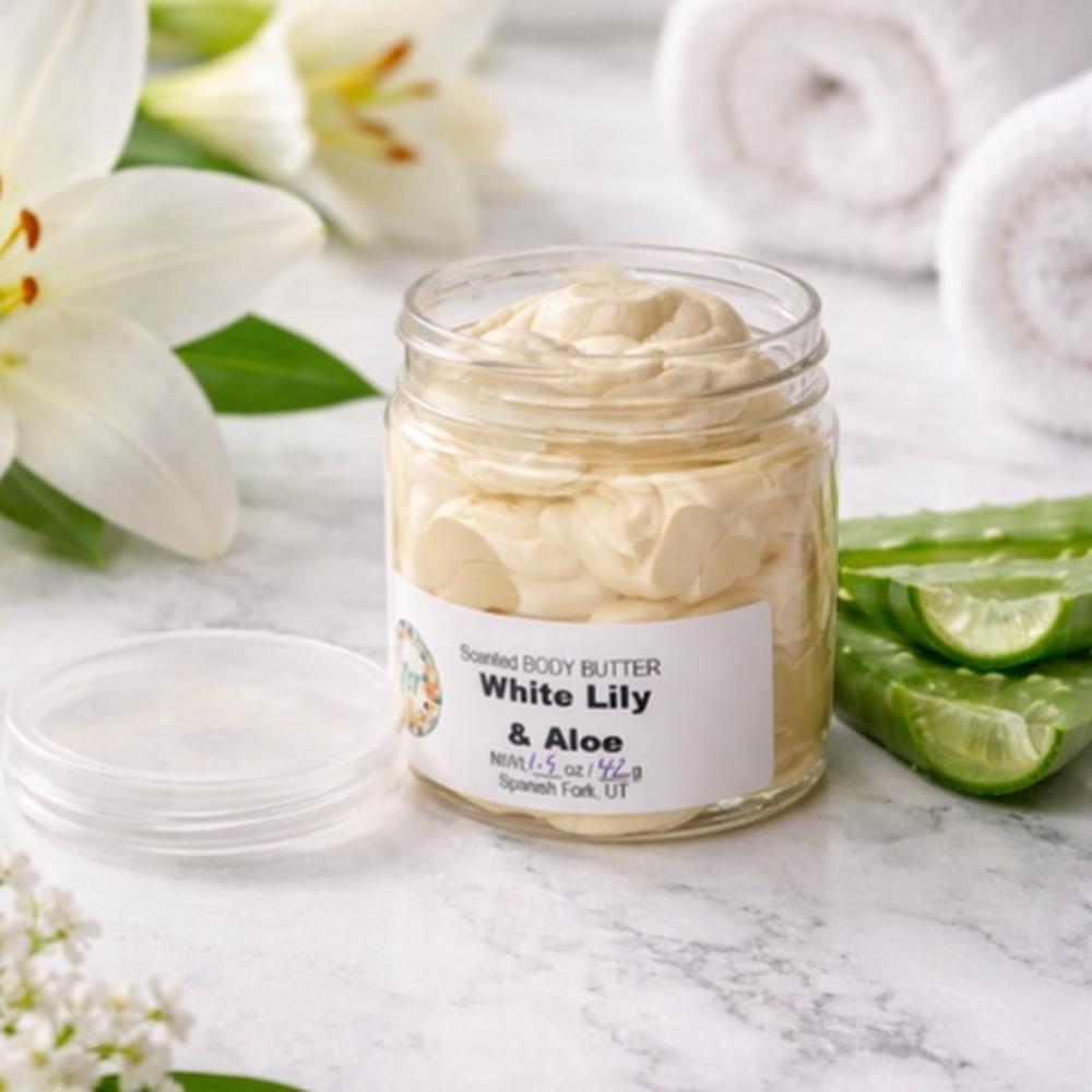 WHITE LILY & ALOE - Whipped Body Butter