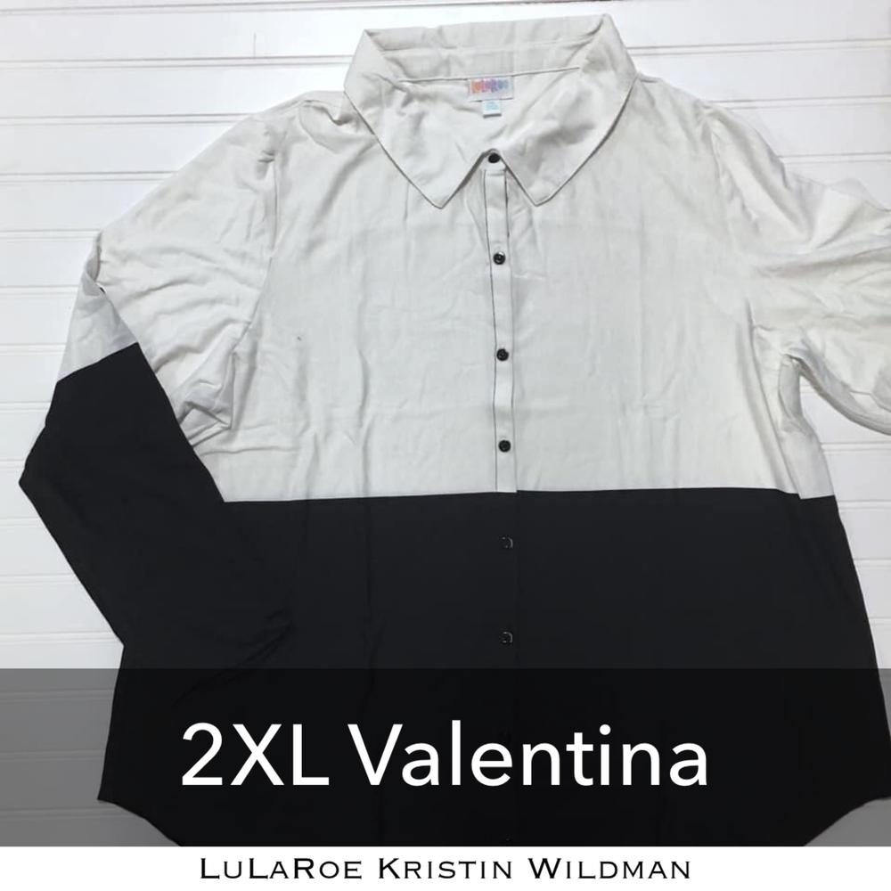 Sonlet LuLaRoe Kristin Wildman Catalog Valentina 2XL
