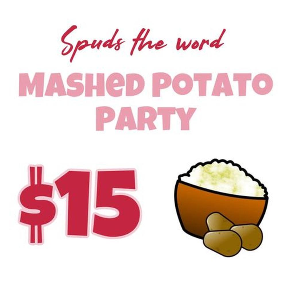 Sonlet Mashed Potato Party with Lauren Johnson 15 plus shipping